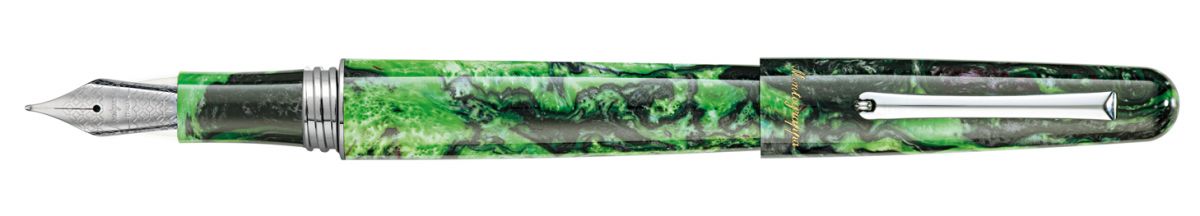 ELMO FANTASY - Montegrappa Elmo Fountain Pen, Black Star Calla Lily 